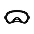 Snow Goggle symbol. Ski goggles icon. Virtual reality glasses - vector